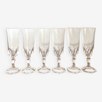 Glasses - vintage - Luminarc - Cristal d'Arques - "Chaumont" model - Very good condition