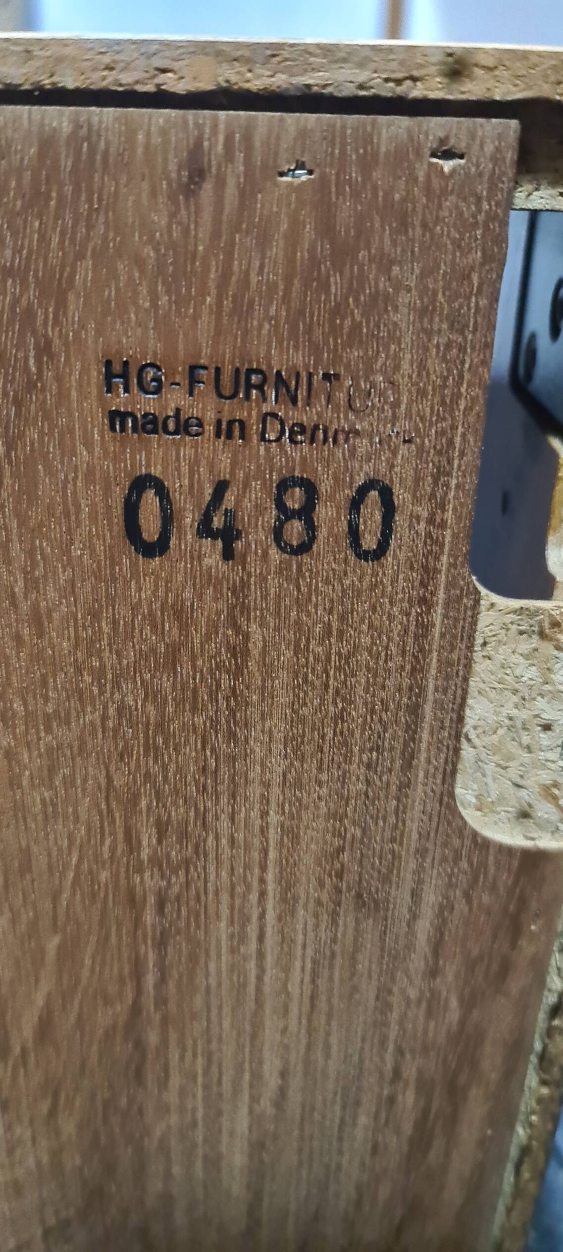 Danish wall shelf HG mobel