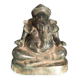 Statue Ganesh en bronze, - inde