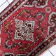 Handmade antique Persian Malayer runner rug 77cm x 382cm, 1920s
