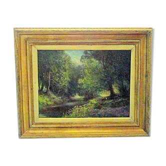 Oil on canvas impressionism england Yarwood