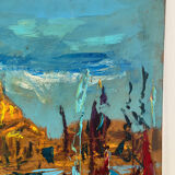 Venice, knife technique on panel