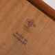 Midcentury danish smile coffee table in teak by johannes andersen for silkeborg 1950s