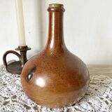 Vase soliflore, bouteille en grès