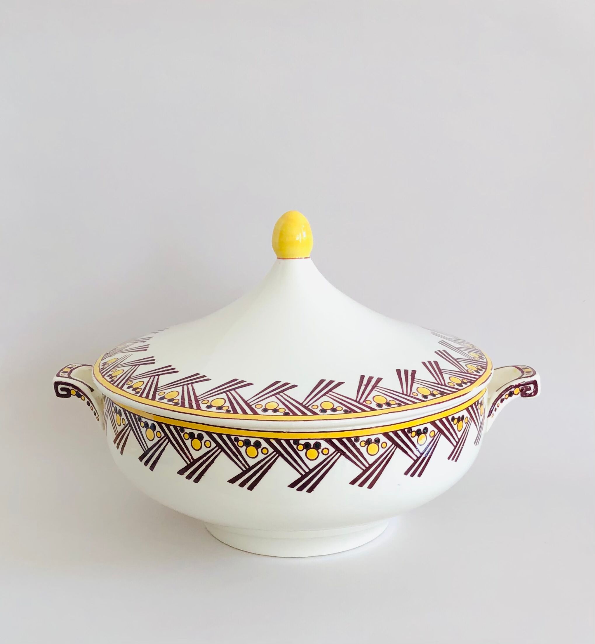 Vintage ceramic soup kitchen Boch, Belgium