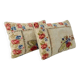 Set of 2 vintage kilim cushion covers 41x61 cm