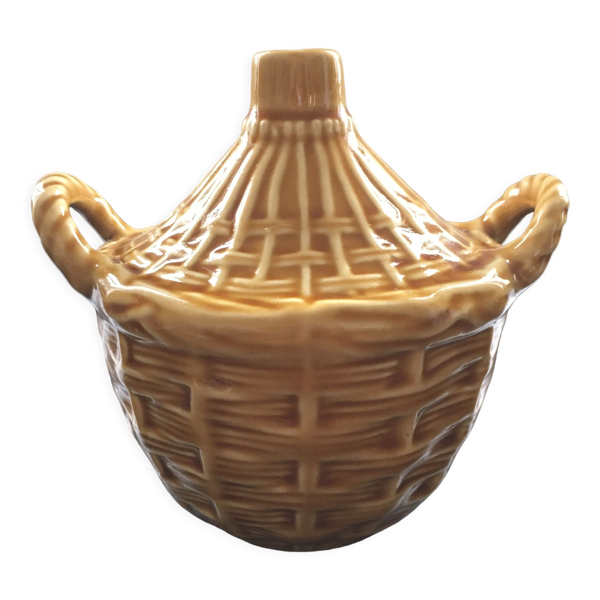 Soliflore corbeille en barbotine