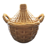 Soliflore corbeille en barbotine