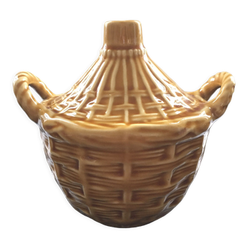 Soliflore corbeille en barbotine