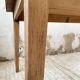 Farmhouse table with spindle legs in oak and pine, 2.5m