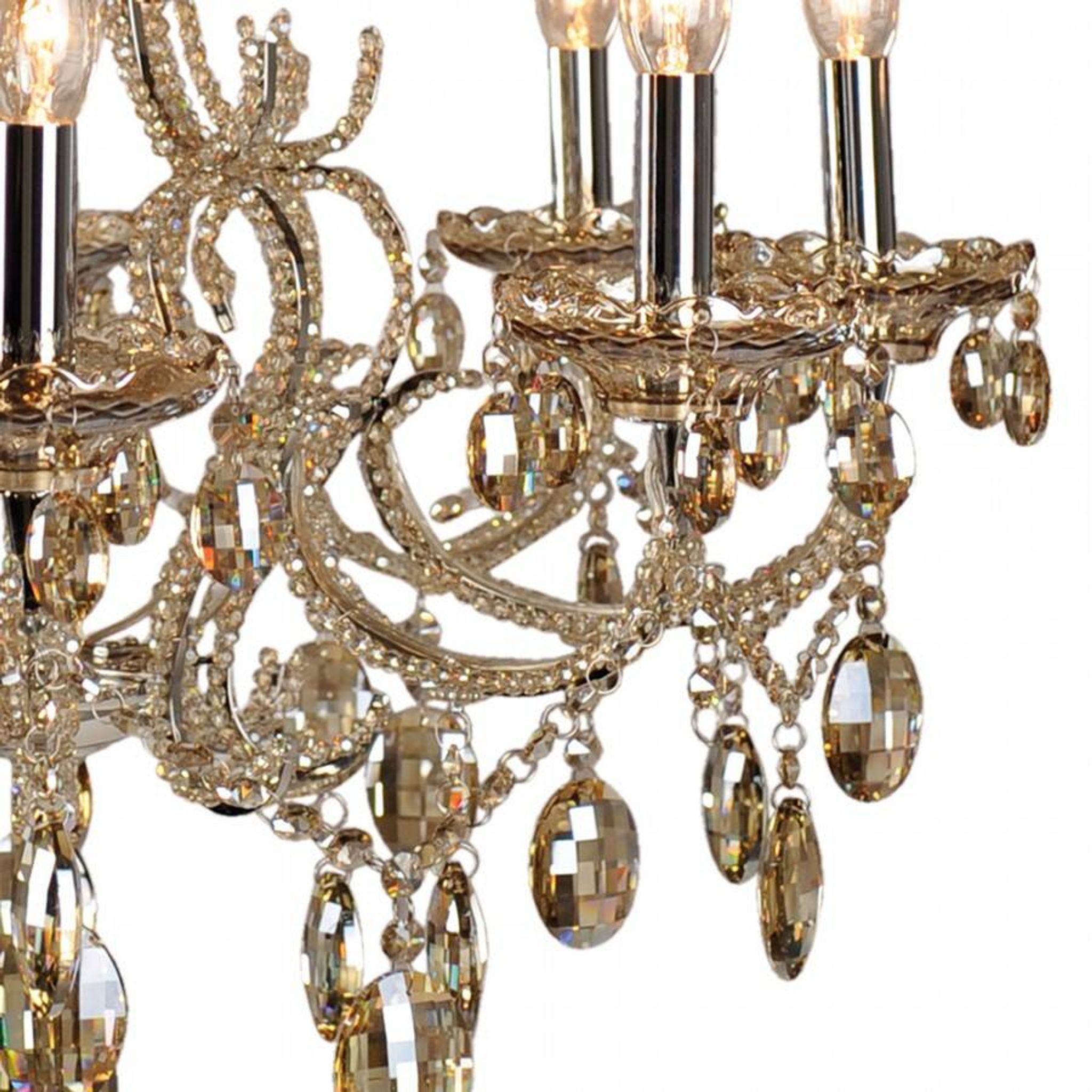 Lustre classique doré