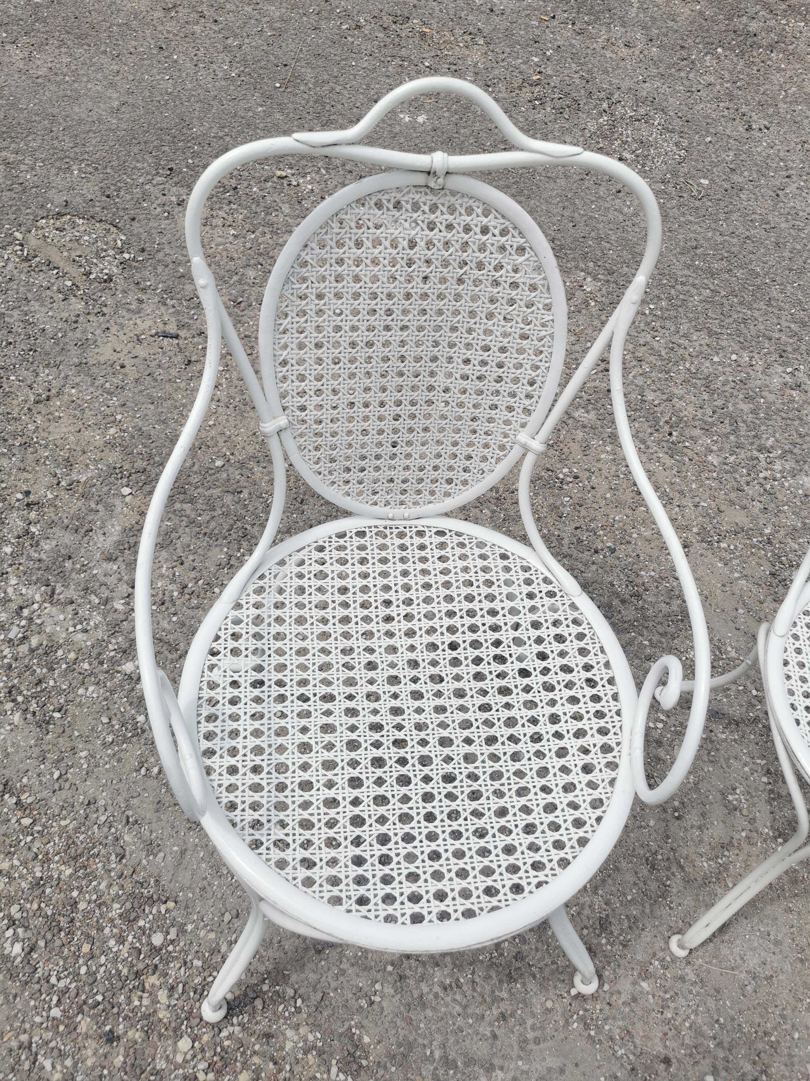 Salon de jardin fer forgé