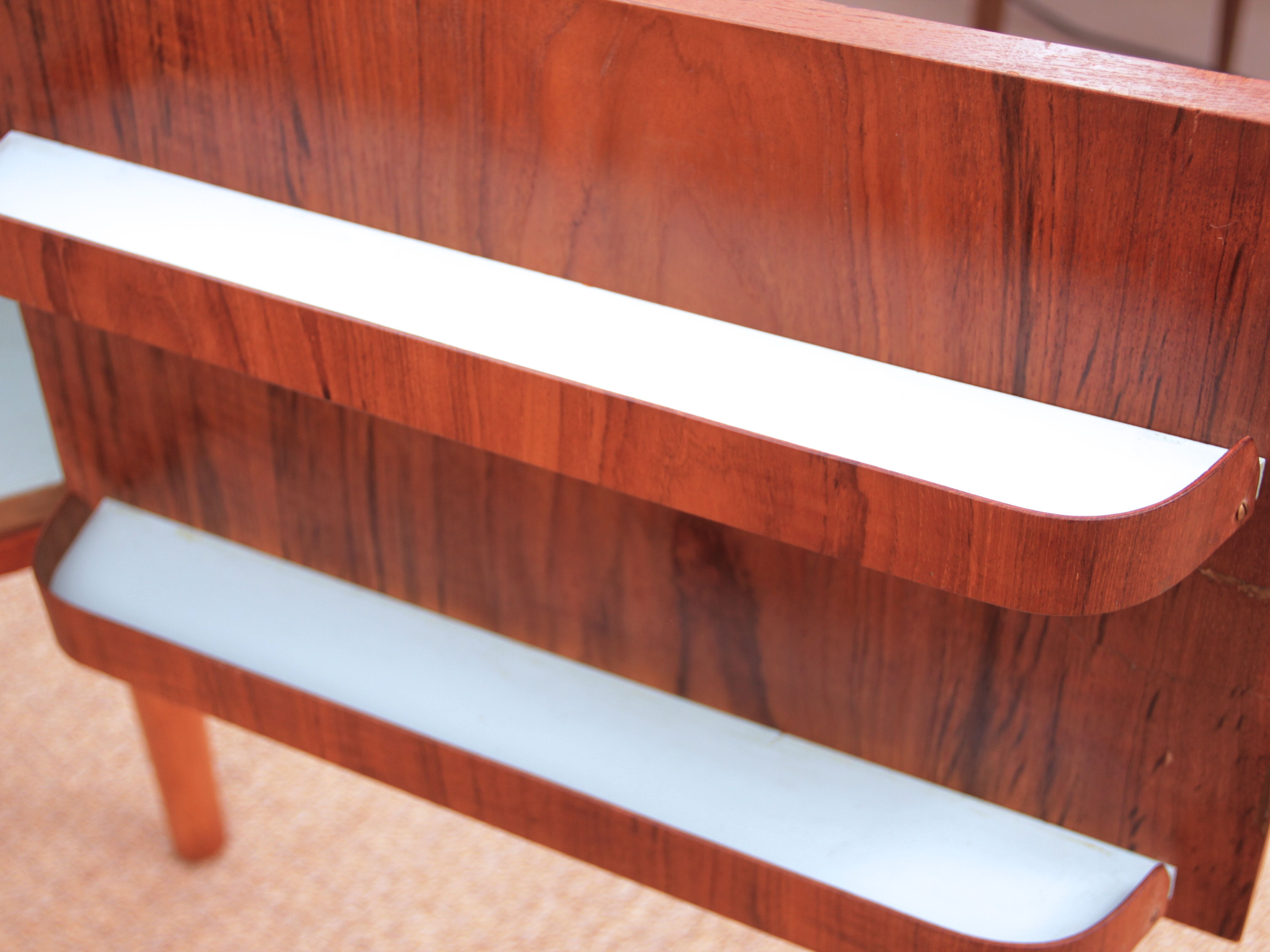 Bureau scandinave boomerang en teck d'Arne Hovmand Olsen