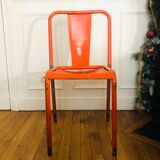 Orange Tolix chair