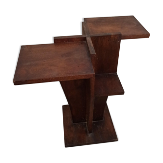 Shelf console harness in wood art deco