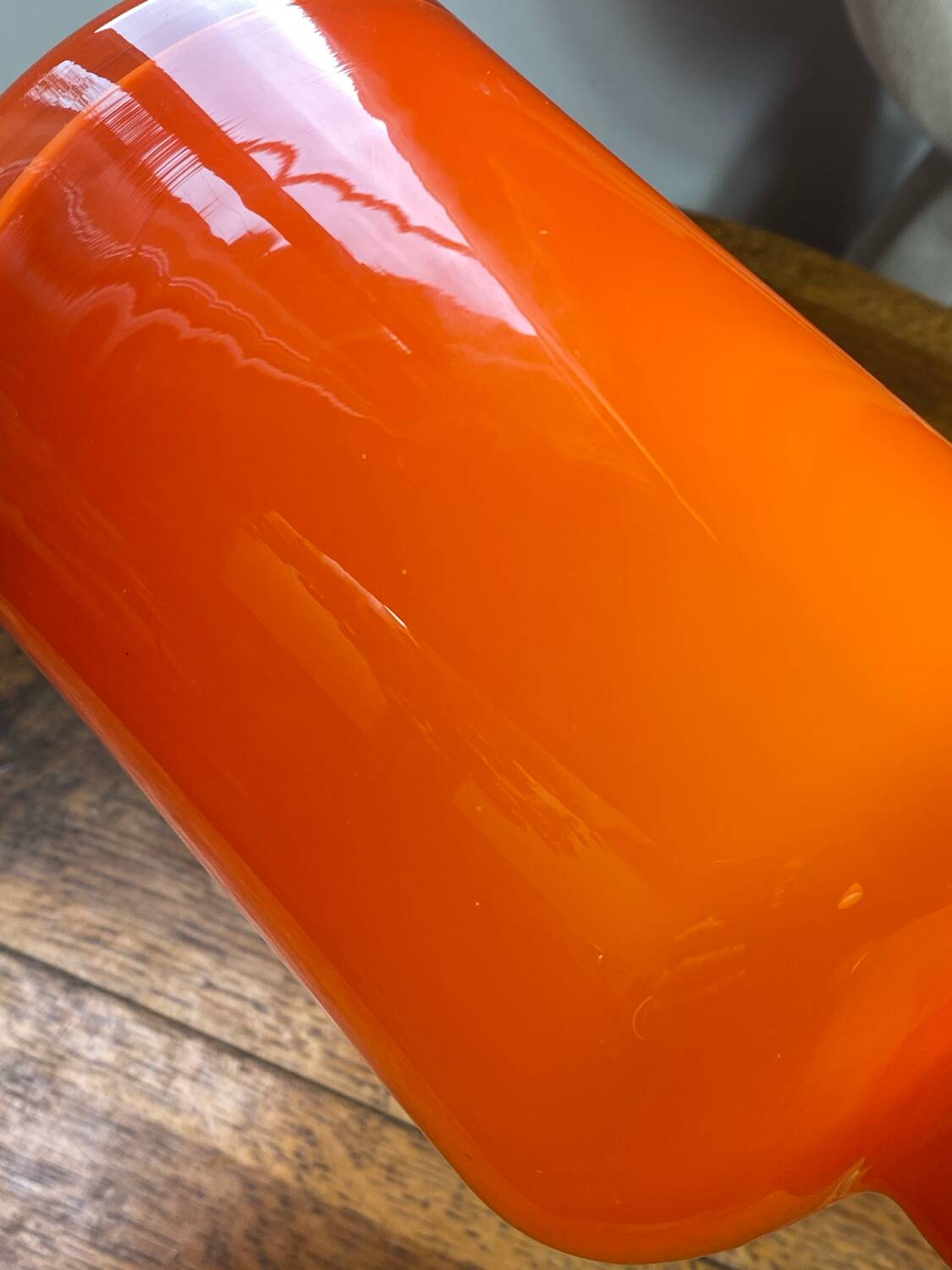 Glass vase, Otto Brauer for Holmegaard, 1960s