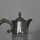 Large antique cut glass and silver-plated jug – English manufacture – 32 cm