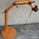 Articulated wooden lamp