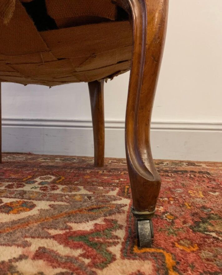 Louis XV Style Cabriolet armchair, circa 1850