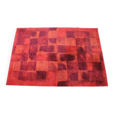 Tapis / moquette géométrique abstrait de style mid-century, années 1970 / Tchécoslovaquie