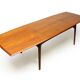 Narrow 1960s Danish Extending Table In Teak By Arne Hovmand Olsen