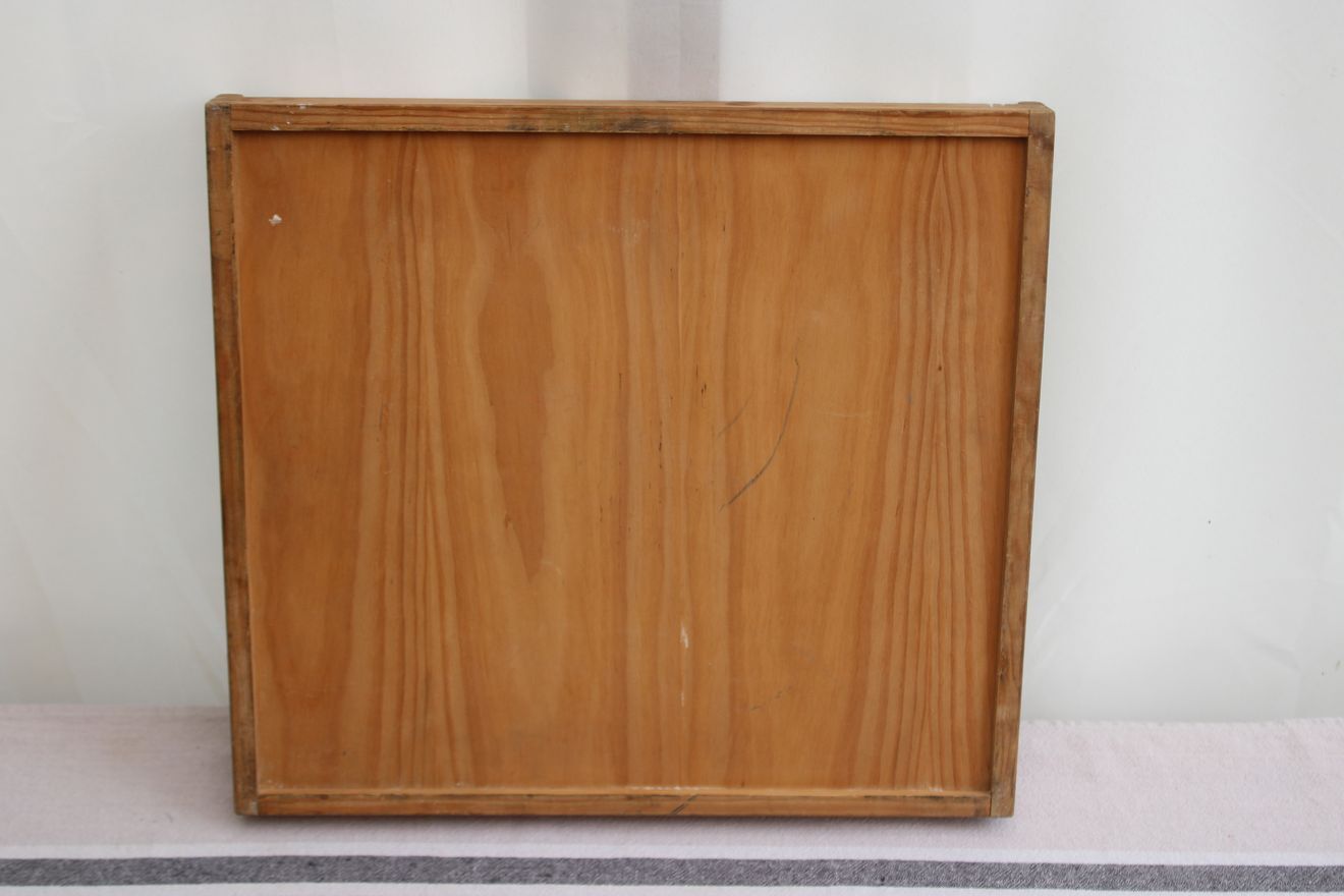 Wooden serving tray