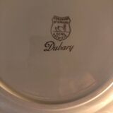 Pie dish with rose pattern, Dubary