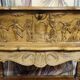Bread trough / carved walnut – animated scene decoration – early 20th century