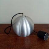 Chandelier suspension light eyeball aluminum ball Space age 70s