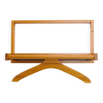 Scandinavian pine wall valet from the 60s-70s.