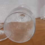 Series of twisted stemmed glasses in Arques crystal