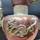 Tibetan ceremonial copper teapot aftaba dragon ewer