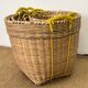 Set of 9 wicker trundle baskets