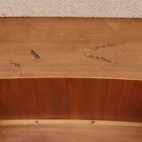 Large Danish teak desk, double sided, by Svend Aage Madsen for H. P Hansen 1960.