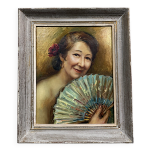 Tableau huile sur toile - vers