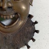 Large bronze Bamoun mask