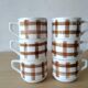 6 Scottish coffee or tea cups Moulin des Loups