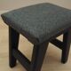 Grey stool, Danish design, 1980s, production: Denmark