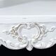 Old Louis XV Style Bedside Table in White and Gold