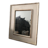 Old wooden frame mirror