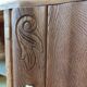 Low wooden sideboard
