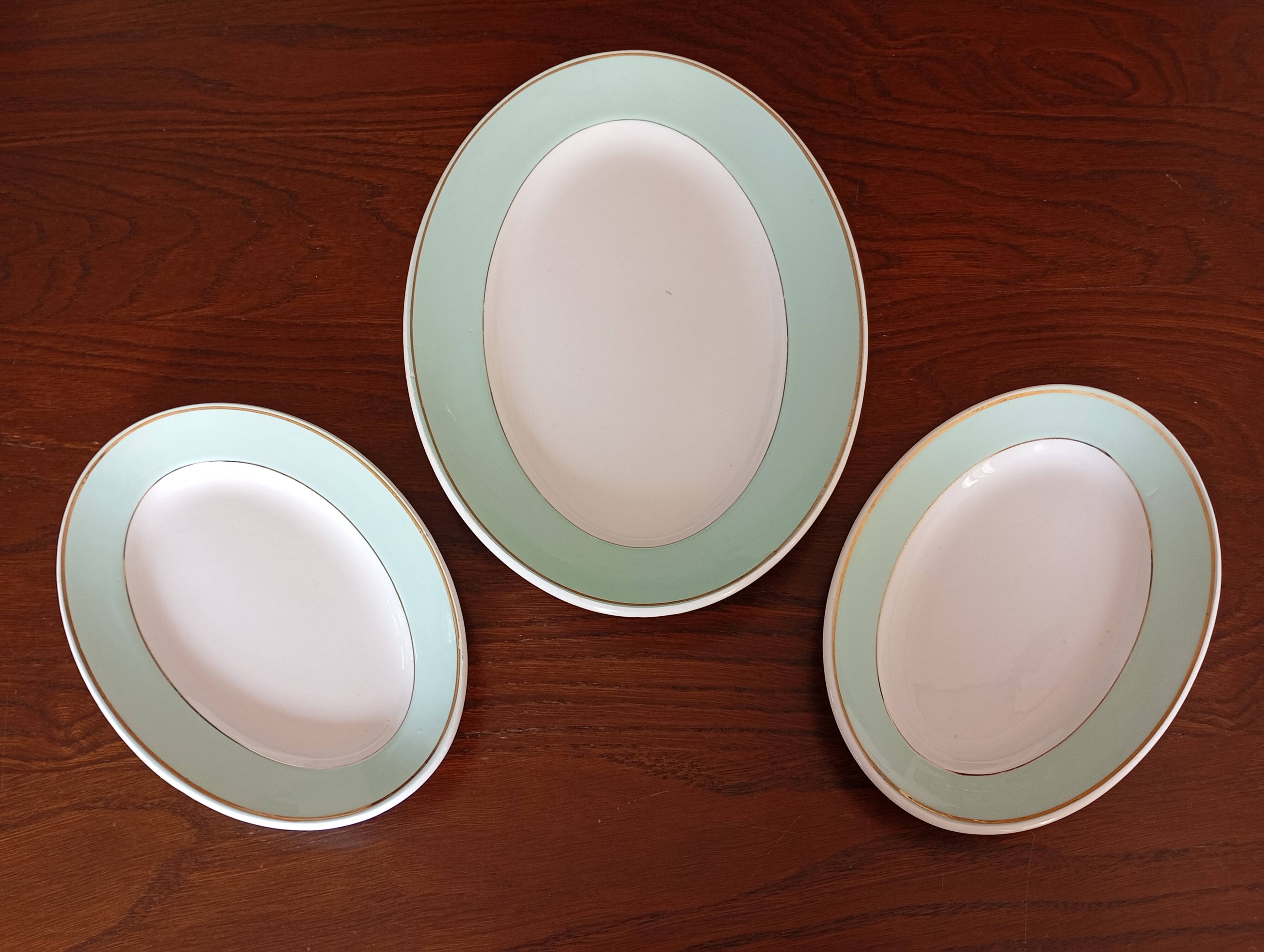 Oval dish and serving bowls "Meudon" K&G Lunéville