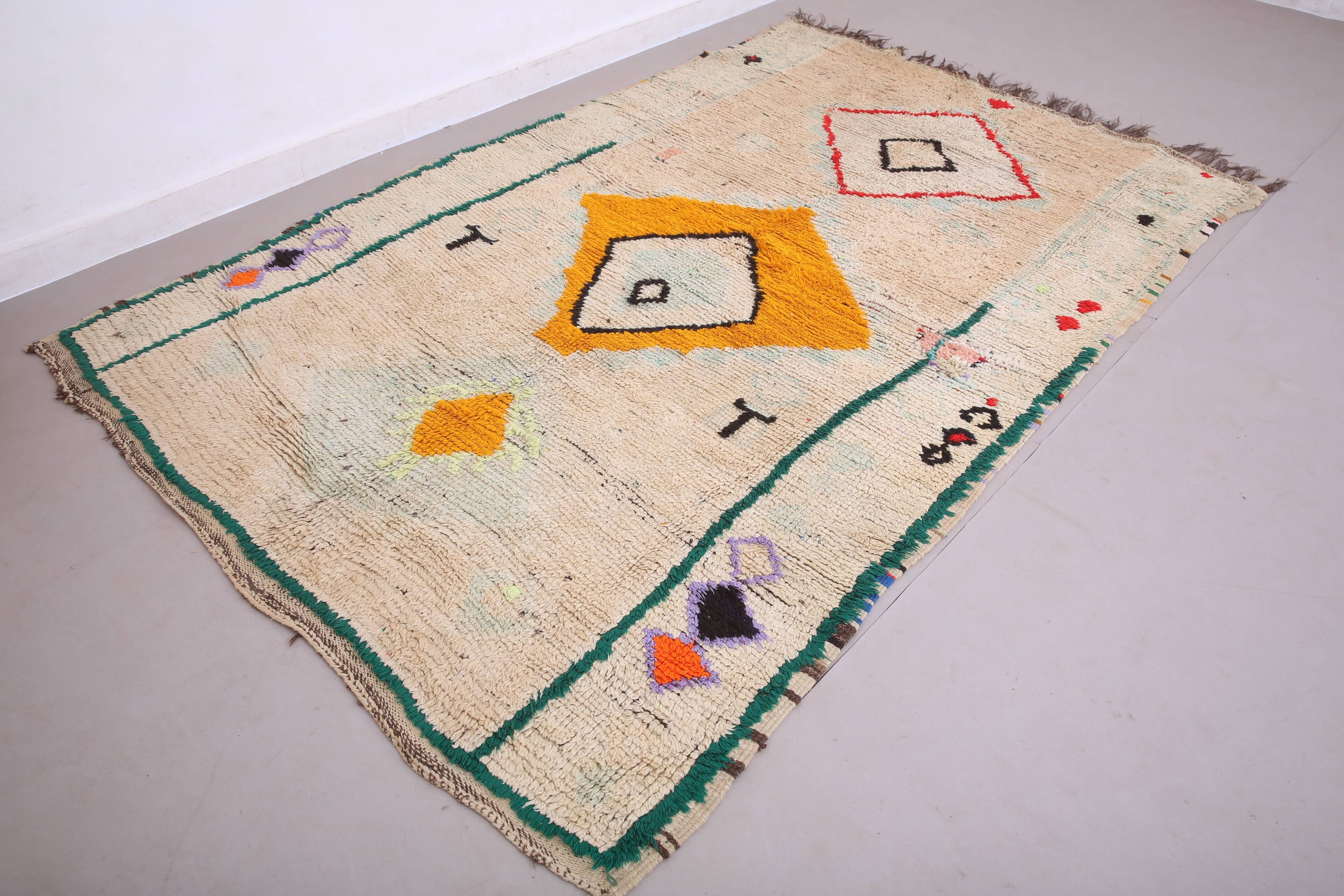 Vintage Moroccan Rug 172 x 275 cm - Berber rug Handmade - Bohemian Wool Rug