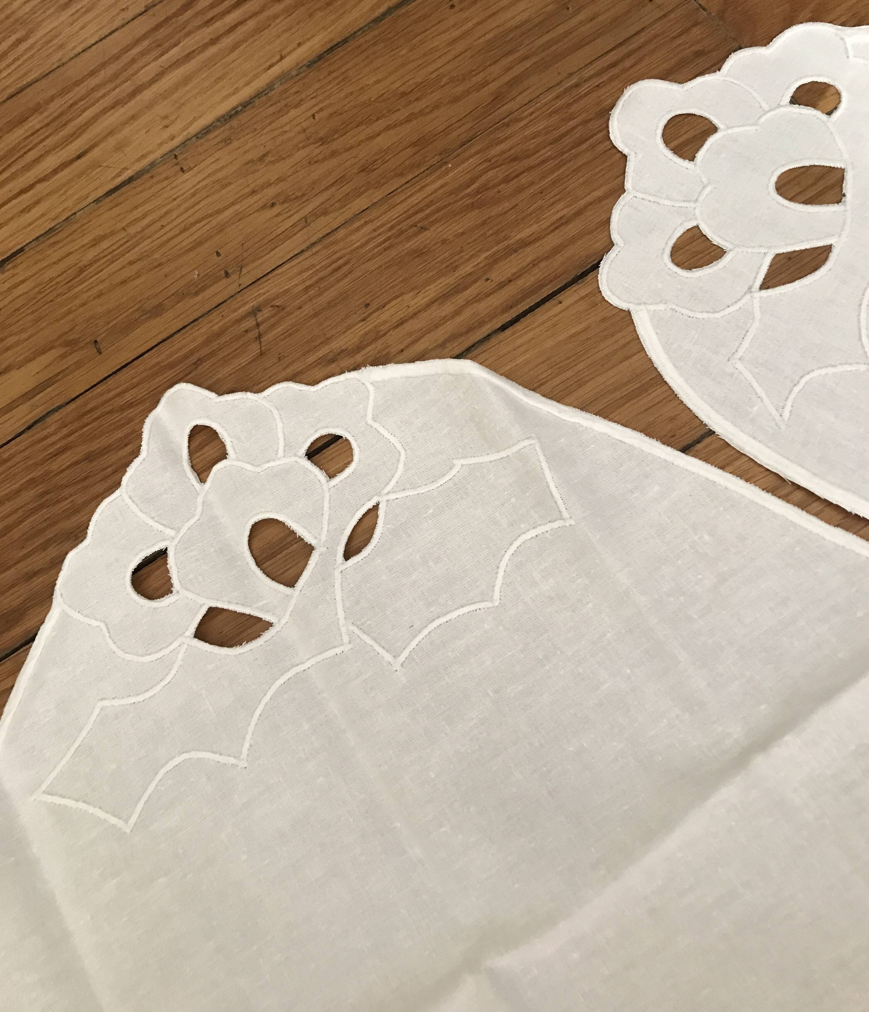 Center table and its old placemats