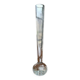 Glass single-flower vase