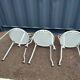 Garden furniture in old iron 6 places