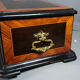 Boite ancienne bois et marquetterie vers 1900. 59x27x20 cm SB