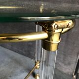 Healing plexiglass and bevelled glass Corinthian column beautiful gilding