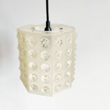Vintage rotaflex octagonal diamond pendant light