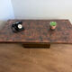 Brutalist coffee table, hammered copper 70 – in the style of H. Lilienthal.